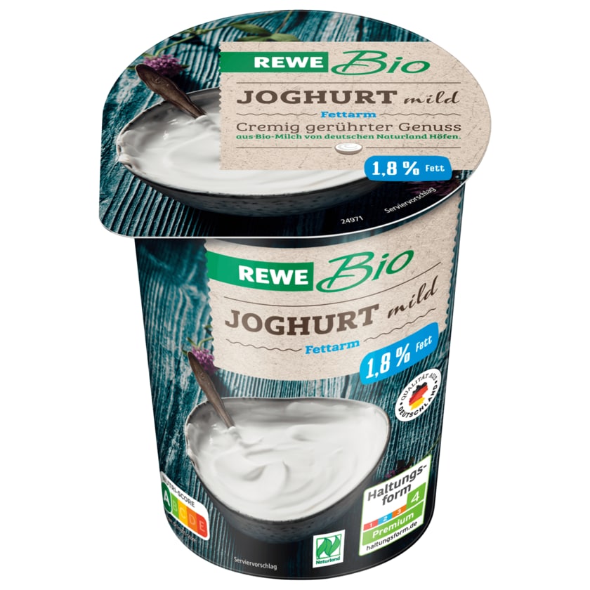 REWE Bio Joghurt mild fettarm 500g